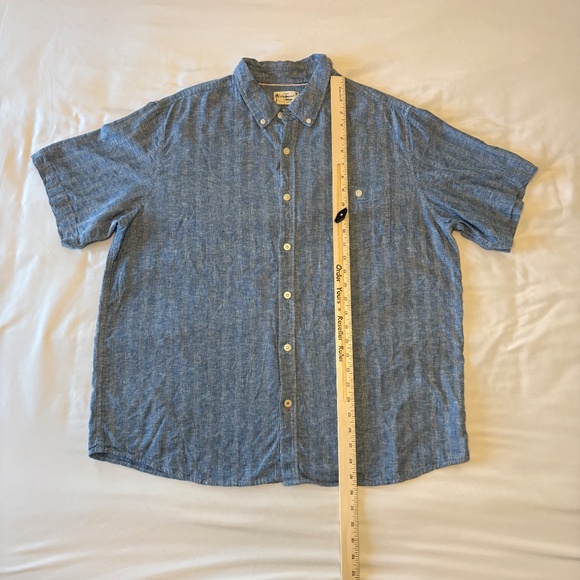 Weatherproof Vintage Washable Linen Short Sleeve Button Down Shirt Size XXL - Picture 3 of 9
